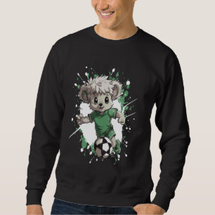 Sudadera Koala Jugando Cómic De Fútbol