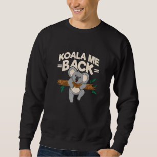 Sudadera Koala Me Back Koala Sobre Un Arco De Koala En Árbo