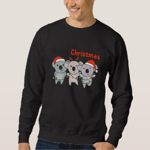 Sudadera Koala Navidad Árbol de Navidad Animales Koala Lind
