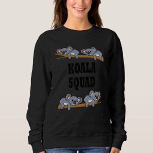 Sudadera Koala Squad Funny Koala Equipo Irónico Diciendo