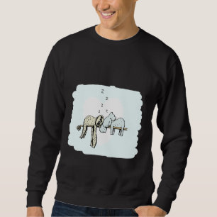 Sudadera Koala Y Sloth Sleeping