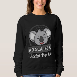 Sudadera Koalafied Koala tiene un viaje de trabajador socia