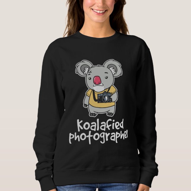 Sudadera Koalafied Photographer Koala Bear Animal  Photogra (Anverso)
