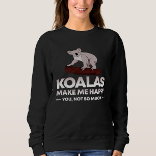 Sudadera Koalas Me Hacen Feliz Oso Gracioso De Koala