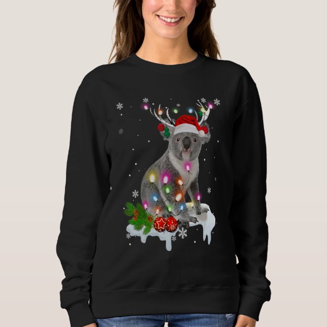 Sudadera Koalas Xmas Santa Hat Koala Christmas (Anverso)