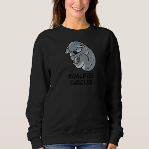 Sudadera Koalified Cuddler Gracioso Cuddle Koala Pun L