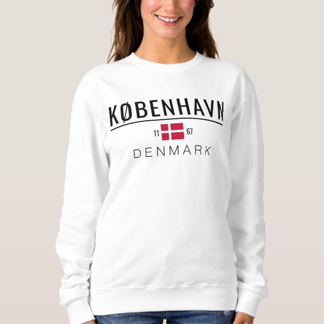 Sudadera København (Copenhague) Dinamarca 1167 Sweatshirt (Anverso)