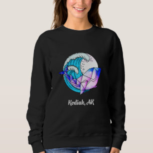 Sudadera Kodiak Ak Japonés Paint Geométrico Orca Killer Wha