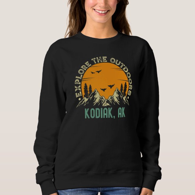 Sudadera Kodiak Alaska Explora el Aire Libre (Anverso)