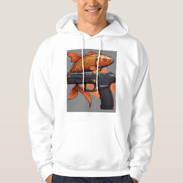 Sudadera Koi Calibe Fish Design Hoodie T-Shirt (Anverso)