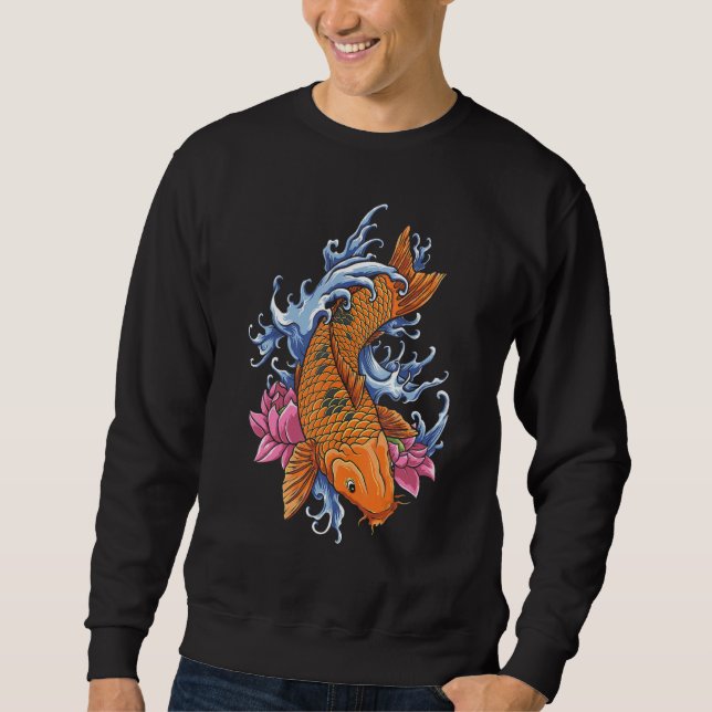 Sudadera Koi Carp Fish Graphic Koi Fish (Anverso)