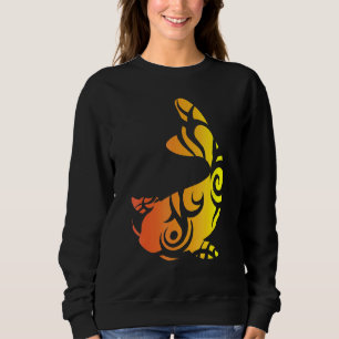 Sudadera Koi Fish Artwork Tribal Tattoo Gard japonés de agu