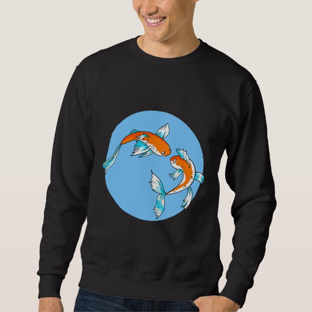Sudadera Koi Fish Digital Art (Anverso)