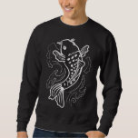 Sudadera Koi fish graphic art Japanese pond carp<br><div class="desc">Daily top highlights: Our casual t-shirts add color to your outfit with cute cartoon images.
 Unique cute drawings for fish lovers,  fish fans,  and fishing enthusiasts.
Occasions: Suitable for casual,  vacation,  daily life and outing,  easy to match with jeans,  shorts,  skirts,  etc.</div>