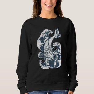 Sudadera Koi Fish Guay Tattoo japonés Jinli Japón Coi Carp