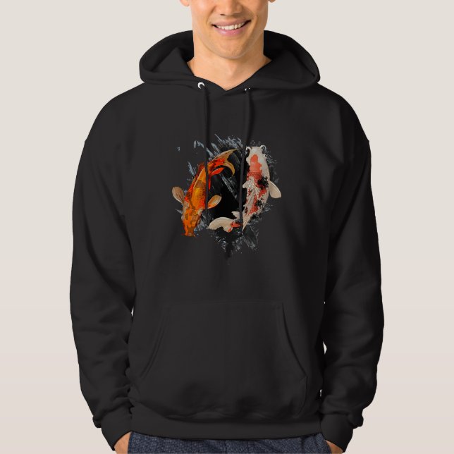 Sudadera Koi Fish I Koi Carp Pond Japan Tattoo (Anverso)