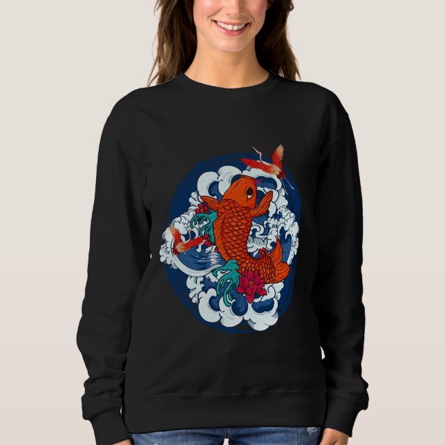 Sudadera Koi Fish Japonés (Anverso)