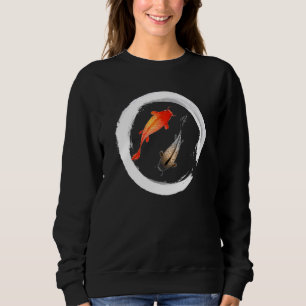 Sudadera Koi Fish Japonés Koi Carp Símbolo japonés Zen Nis