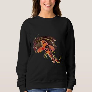 Sudadera Koi Fish Nadando Solo
