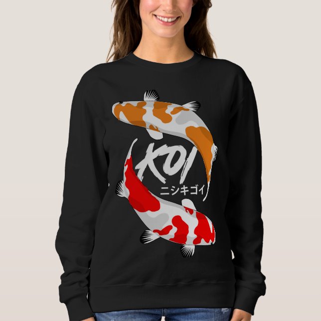 Sudadera Koi Fish Red Y Naranja (Anverso)