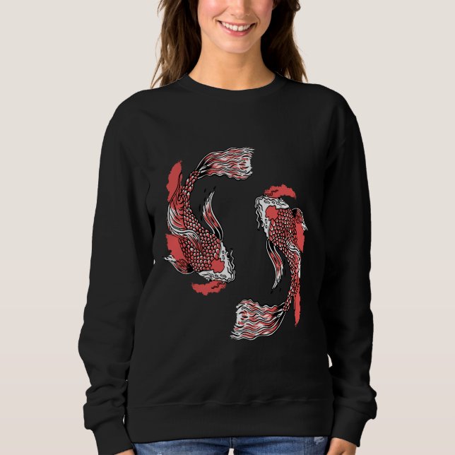 Sudadera Koi Fish Swirly (Anverso)