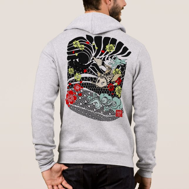 Sudadera Koi Fish Tattoo (Reverso)