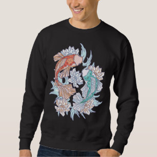 Sudadera Koi In Ying & Yang Style Para Hombres, Mujeres Y N