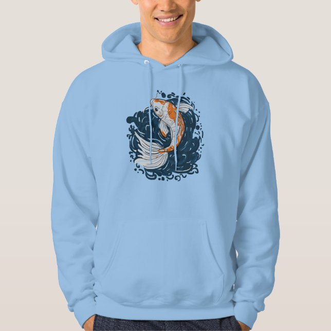 Sudadera Koi Maestro de curvado de agua para peces (Anverso)