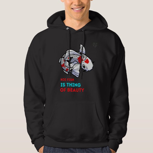 Sudadera Koi Pescado Para Los Diseñadores De Pescado De Car (Anverso)