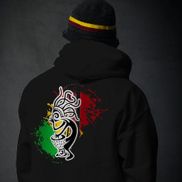 Sudadera Kokopelli baterista rasta