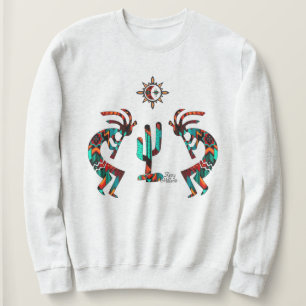 Sudadera Kokopelli jugando la flauta camiseta