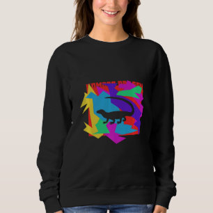 Sudadera Komodo Dragon Animal Mosaik Puzzle
