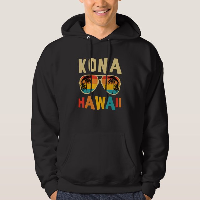 Sudadera Kona Hawaii  Hawaiian Summer  Girls Boys Family (Anverso)