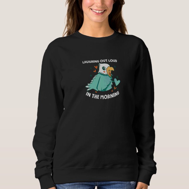 Sudadera Kookaburra  Risa Matutina Pájaro Riente Australian (Anverso)