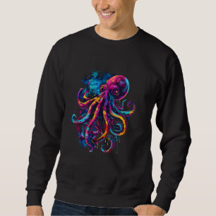 Sudadera Kraken Artwork Motif Sea Octopus Sea Sea Creatur