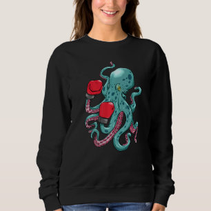 Sudadera Kraken Octopus Boxing Glove Underwater Ocean Crea