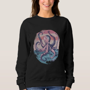 Sudadera Kraken Sea Ocean Octopus Sea Creature Cthulhu Suns