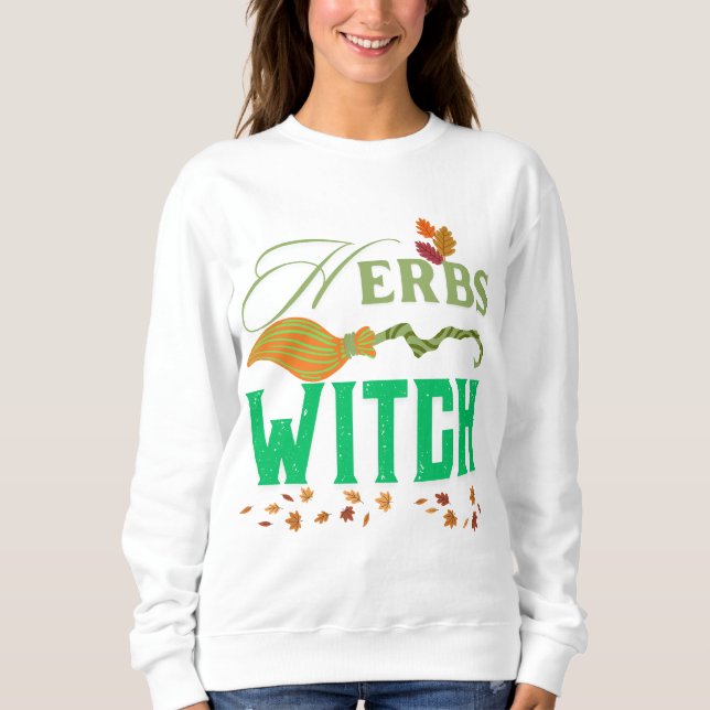 Sudadera Kräuter Hexe Design (Anverso)