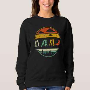 Sudadera Krav Maga Autodefensa Arte Marcial - Retro Sunset