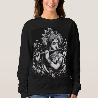Sudadera Krishna Negro y Blanco