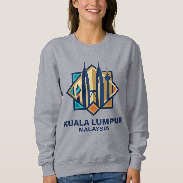 Sudadera Kuala Lumpur Malaysia Southeast Asia (Anverso)