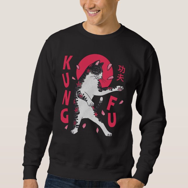 Sudadera Kung Fu Cat (Anverso)