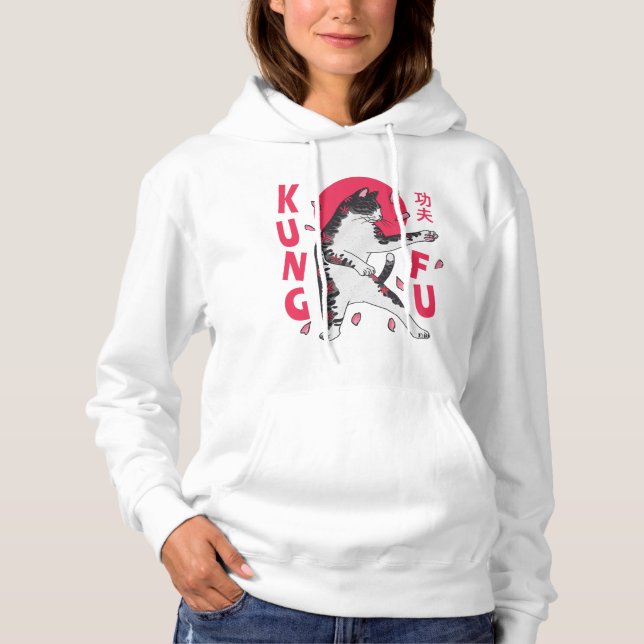 Sudadera Kung Fu Cat (Anverso)
