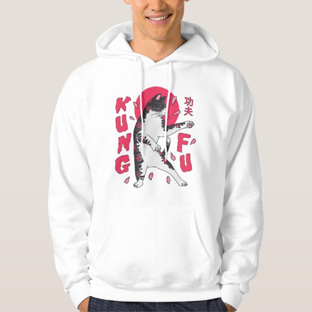Sudadera Kung Fu Cat (Anverso)