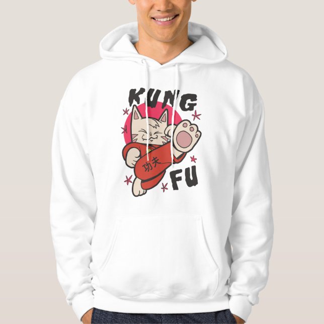 Sudadera Kung Fu Cat (Anverso)