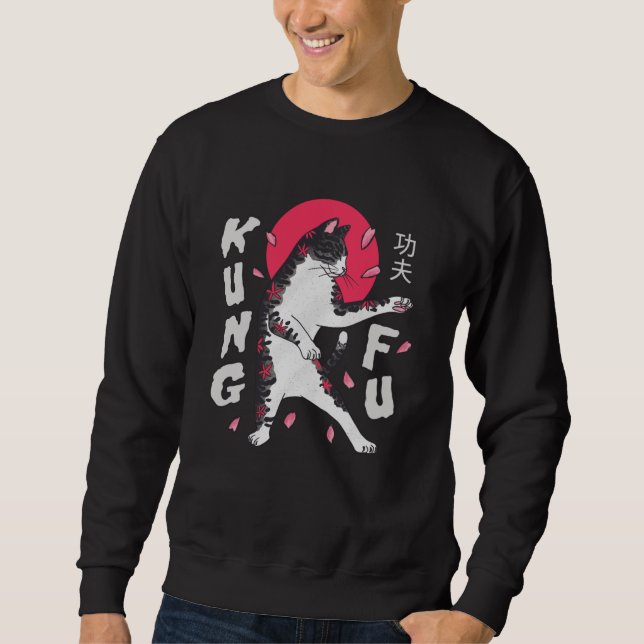 Sudadera Kung Fu Cat (Anverso)
