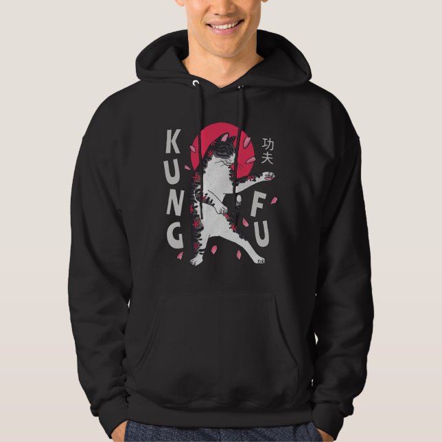 Sudadera Kung Fu Cat (Anverso)
