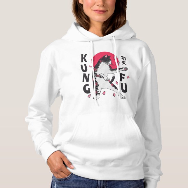 Sudadera Kung Fu Cat (Anverso)
