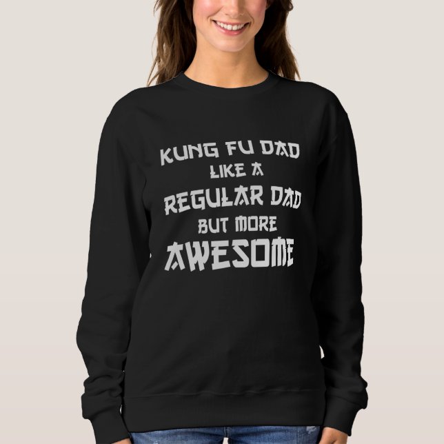 Sudadera Kung Fu Dad Ninja Design (Anverso)