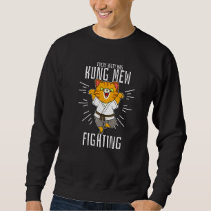 Sudadera Kung Mew luchando contra Kung Fu Kitten contra el